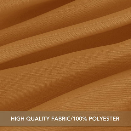 sancua 2 Pack Tablecloth Rectangular 60x102 Inch Light Brown, Thanksgiving Table Cloth Rectangle for 6 Foot Tables - Stain and Wrinkle Resistant Washable Polyester Cover for Fall Dining Parties Bronze