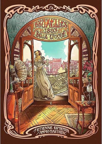 Bruxelles 1893 Including Belle Epoque Expansion - Worker Placement &amp Bidding Strategy Board Game Ages 14+ 2-5 Players