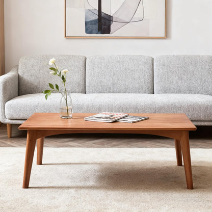 JIKUGO Bamboo Folding Coffee Table No Assembly Required Japanese Floor Table for Bedroom Living Room, Walnut, 26 x 15.8 x 11.8 Inches