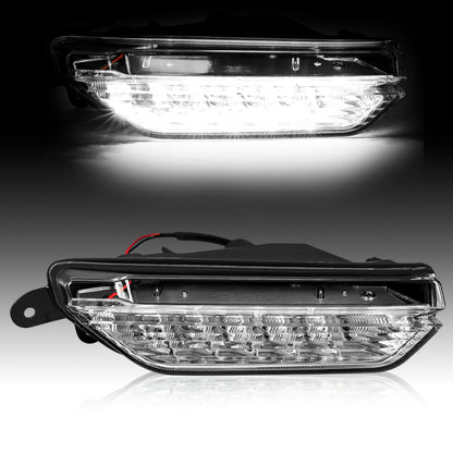 HECASA Daytime Running Light Right for 2016-2017 Infiniti QX50, LED, Clear Lens, Model MO-3462