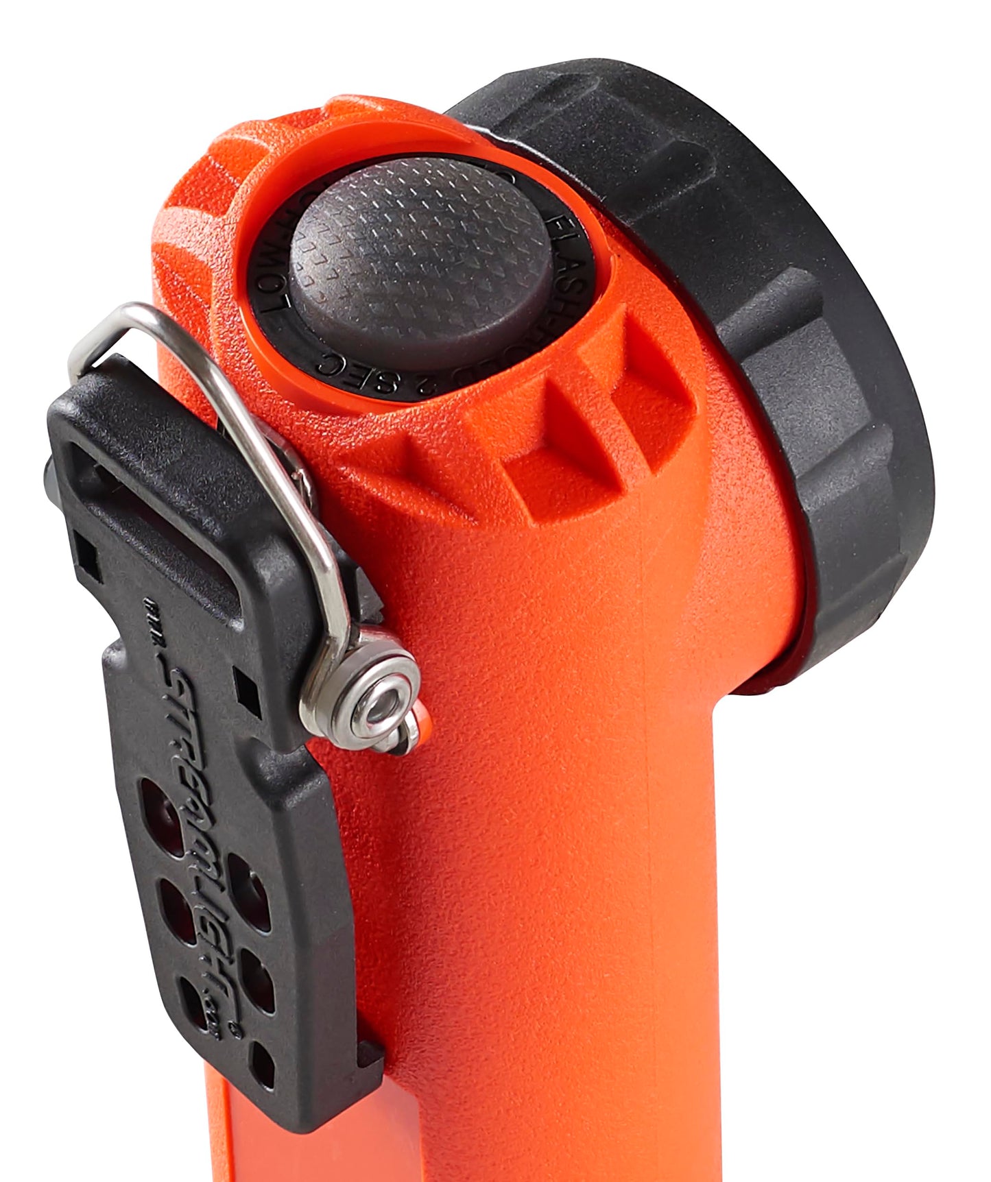 Streamlight 90044 Survivor X USB 250-Lumen USB Rechargeable Right-Angle Firefighter's Flashlight with Rechargeable Battery Pack, Orange