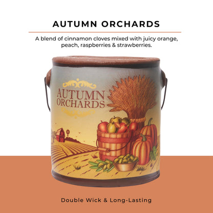 A CHEERFUL GIVER 95hr 20oz Scented Candle - Autumn Orchards - Multi-Wick Glass Candle - Gifts For Men and Women