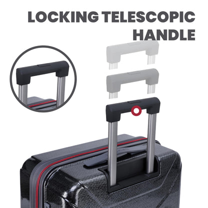 Spyder Traverse 29 Inch Large Checked Baggage Expandable Hardside Upright Suitcase with 360° Spinner Wheels, TSA Approved Lock, Charcoal