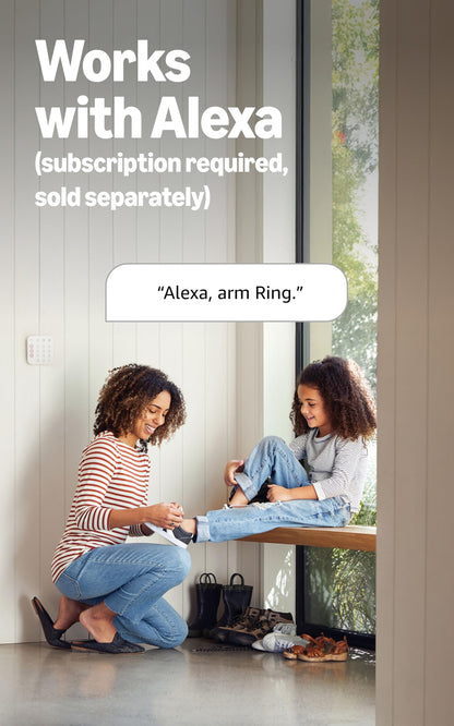 Ring Alarm 14-Piece Kit (newest model), Wireless smart home or business security system, expandable, easy setup, Mobile App Control, 24/7 Professional Monitoring, Alexa Compatible