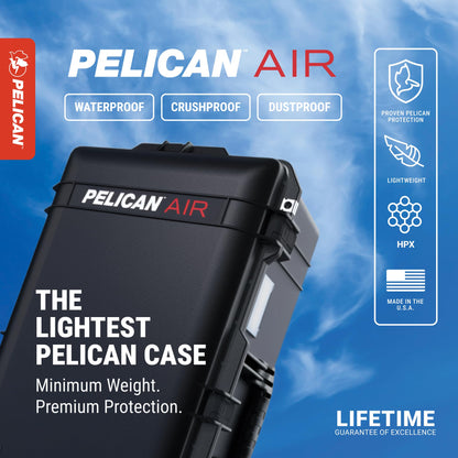Pelican Air 1615 Case With Trekpack Dividers - Black
