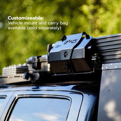 DMOS Stealth Shovel - Lightweight, Heavy-Duty Aluminum Sand & Snow Shovel with Extendable & Collapsible Handle for Camping, Overlanding, Survival, & Off-Road Use - Blackout - Regular