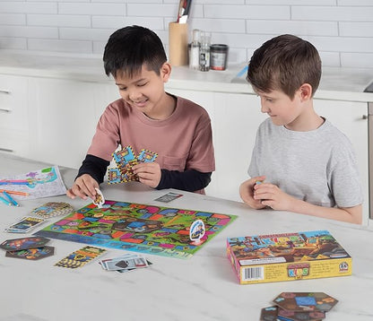 JH5 Construction Kids Board Game for Kids Ages 4 and Up Fun and Cooperative Building Game for 2-4 Players Easy to Learn Perfect for Family Time