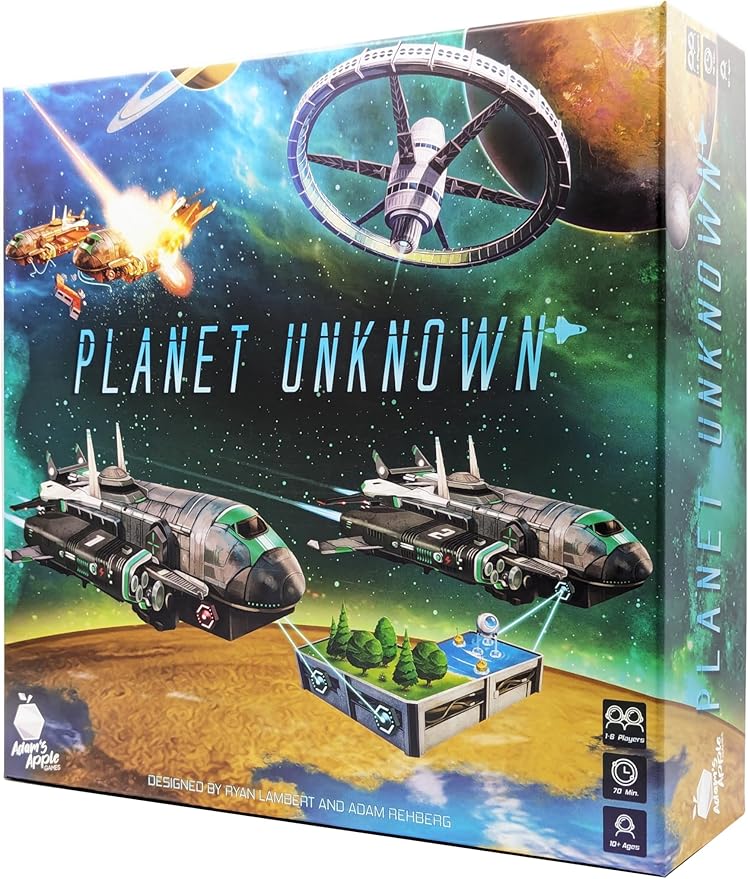 Planet Unknown by Adam's Apple Games | Strategy Board Game | for 1 to 6 Players | Ages 10+ | Competitive Polyomino Tile-Placement Strategy