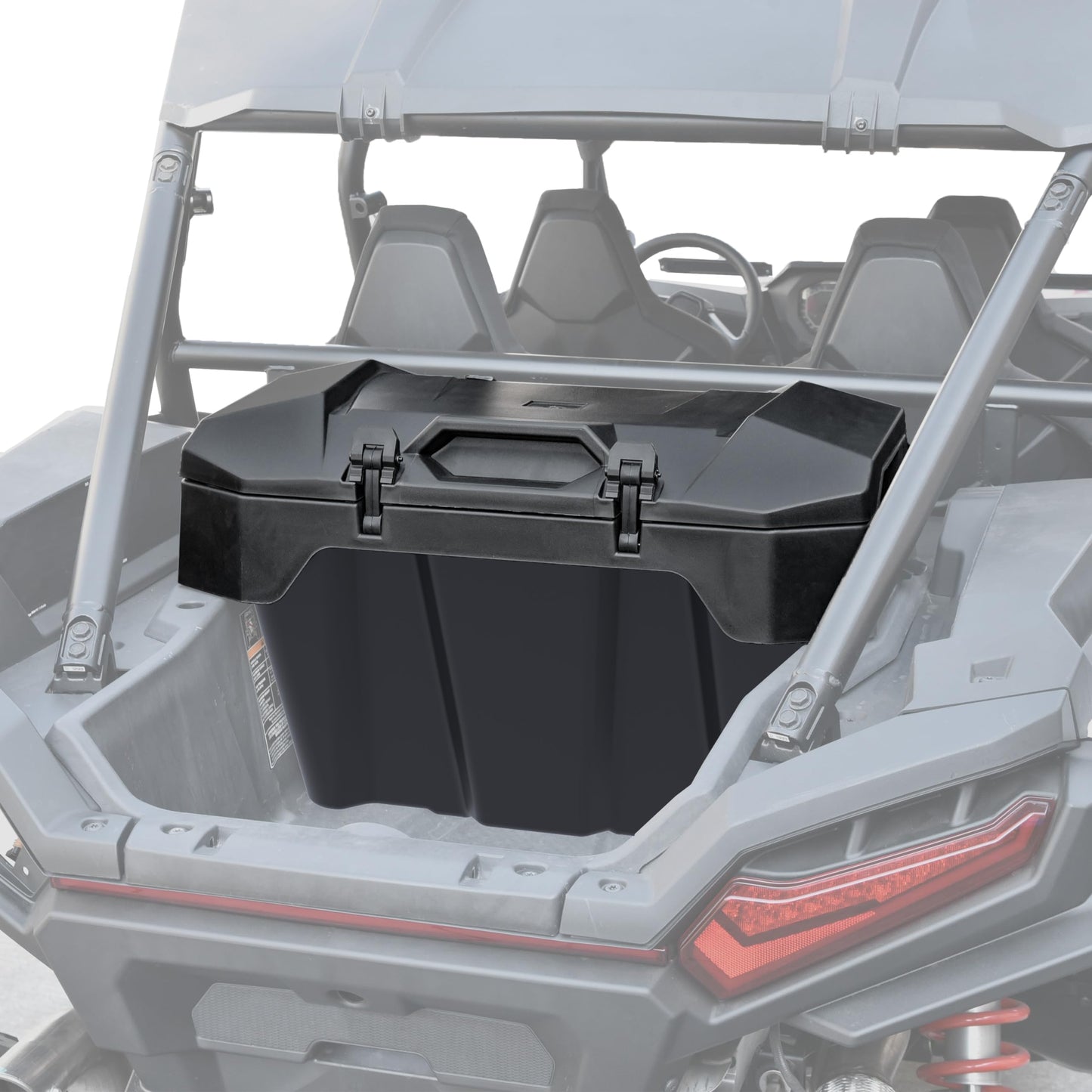 SAUTVS UTV 82 QT Forward Cargo Box for Polaris RZR XP 1000/ XP 4 1000 2024 2025 2026 Accessories, Poly Water Resistant 82QT Forward Cargo Storage Bin, Replace OEM #2889611