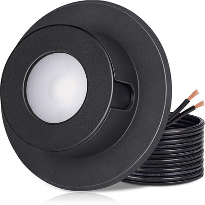 SUNVIE LED Underwater Pond Light 3W 3000K Warm White IP68 Black 1 Pack Model ULWS03W01