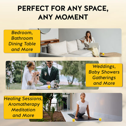 Alternative Imagination 100% Pure Natural Beeswax Votive Candles - 4 Pack - Hand-Poured - Unscented- Light Honey Aroma - 15 Hour Burn - Paraffin-Free, Long Lasting for Prayer, Meditation & Home Decor
