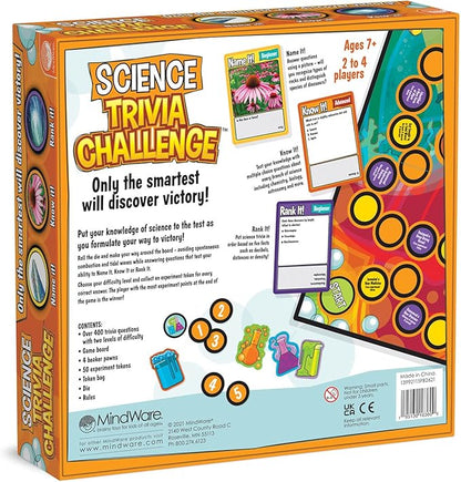 MindWare Science Trivia Challenge Game – Educational &amp Fun Game for Families &amp Kids Ages 7 &amp Up