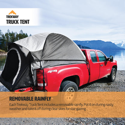 Offroading Gear 5.5ft Truck Bed Camping Tent w/Canopy | Waterproof | Compatible with F150| Ram| Sierra| GMC| Nissan| Etc.