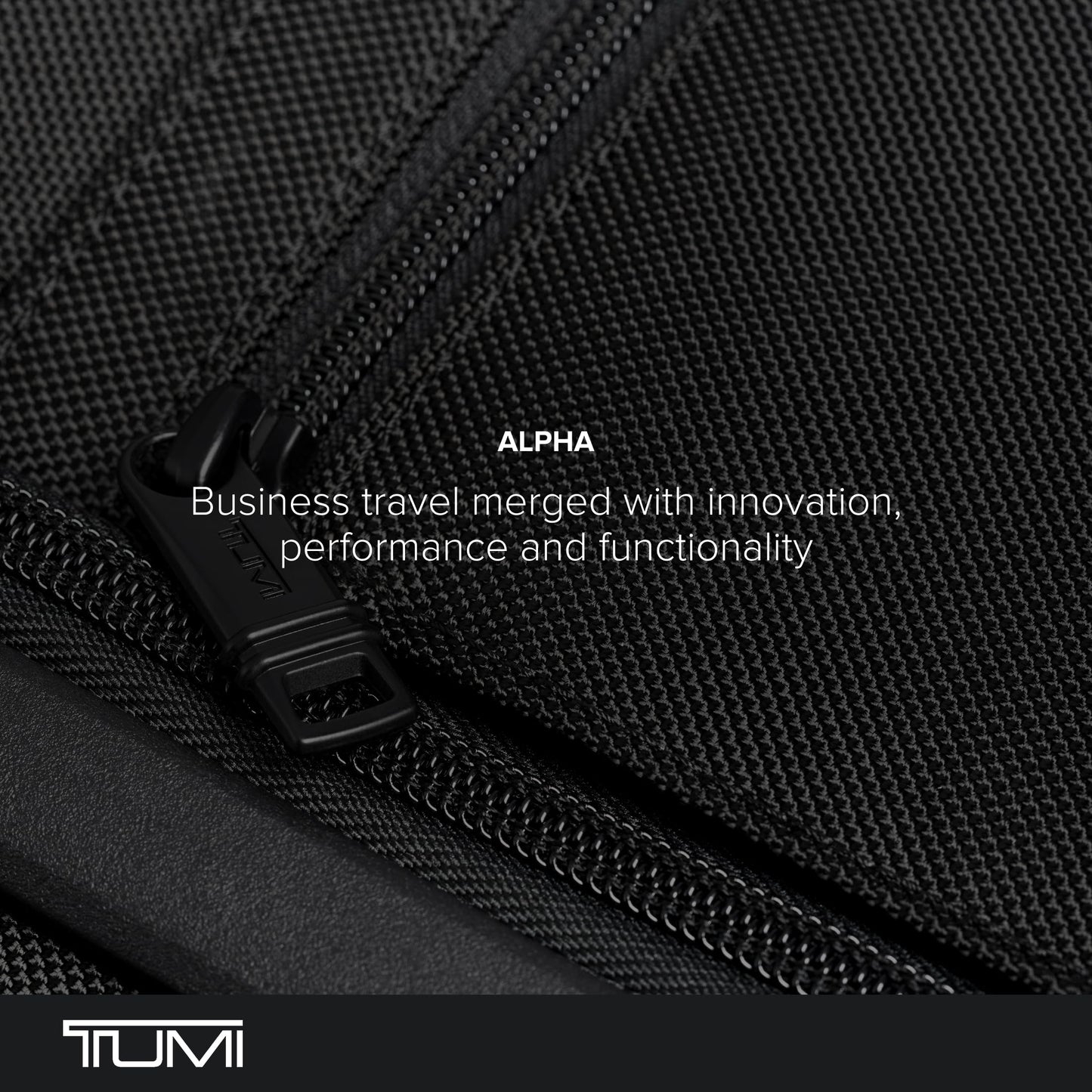 TUMI - Alpha Hanging Travel Kit - Toiletries and Cosmetics Organizer - Travel Essentials Bag with Hooks & Pockets - Black with Red Accents