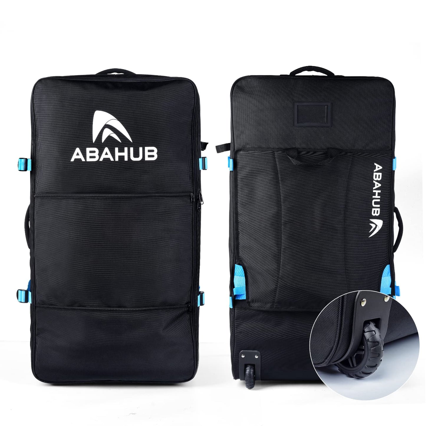 Abahub Premium iSUP Bag with Wheels, Travel Carrying Backpack for Inflatable Stand Up Paddleboards, Paddle Board Accessories(With Wheel)