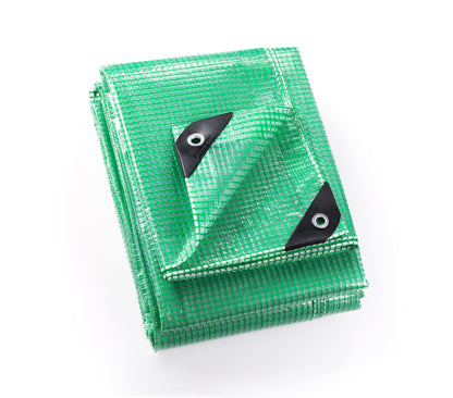 GUARD SHIELD Clear Green Tarp Heavy Duty 20x30 Feet Waterproof for Greenhouse Outdoor Garden Poly Cover UV Resistant 3x3 Weave 10mil