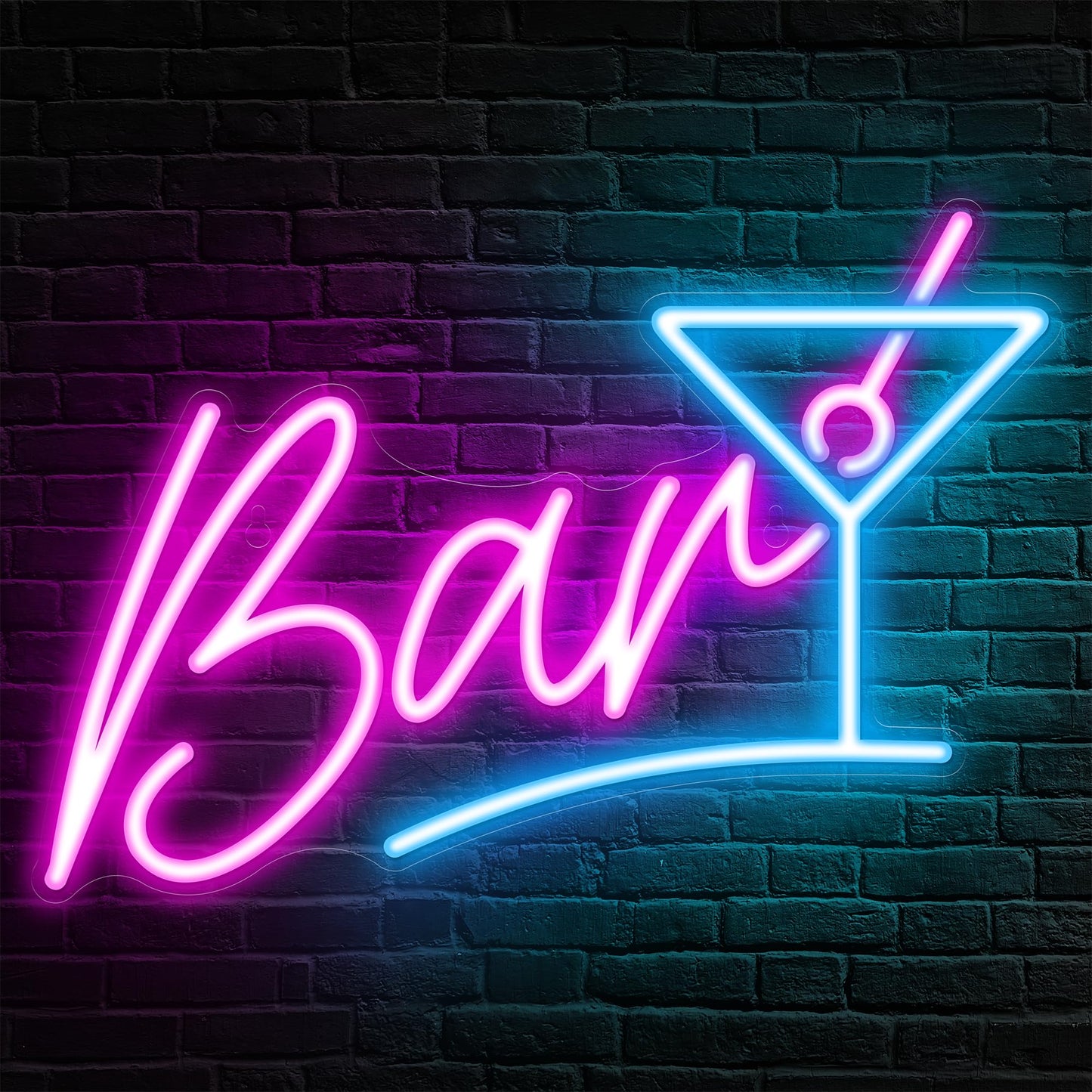 Kavaas Its 5 O'clock Somewhere Neon Sign, Neon Bar Signs for Home Bar Decor, Man Cave Pub Party - Best Gifts for Husband, Father, Birthday, Christmas