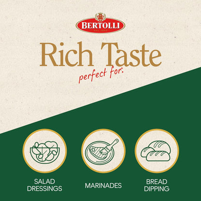Bertolli Extra Virgin Olive Oil - Rich Taste with Polyphenols | 15.5 fl oz Squeeze Bottle