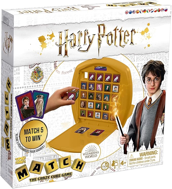 Top Trumps Match Game Harry Potter - Family Board Games for Kids and Adults - Matching Game and Memory Game - Fun Two Player Kids Games - Memories and Learning Board Games for Kids 4 and up