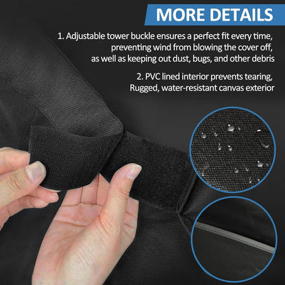 Weber Grill Cover - Heavy Duty Waterproof Protection for Spirit II 300 & Spirit 300 Series - 51 Inch