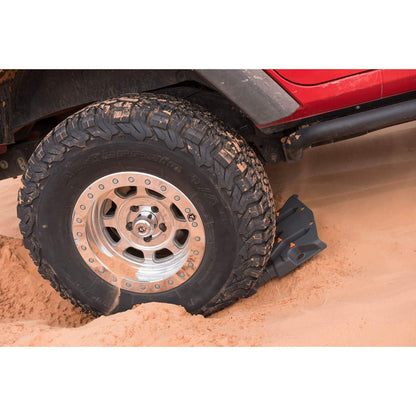 ARB TREDPROBB Vehicle Recovery Boards Traction Tracks and Extraction Device for Off-Road Mud, Sand, Snow, Black with Black Teeth