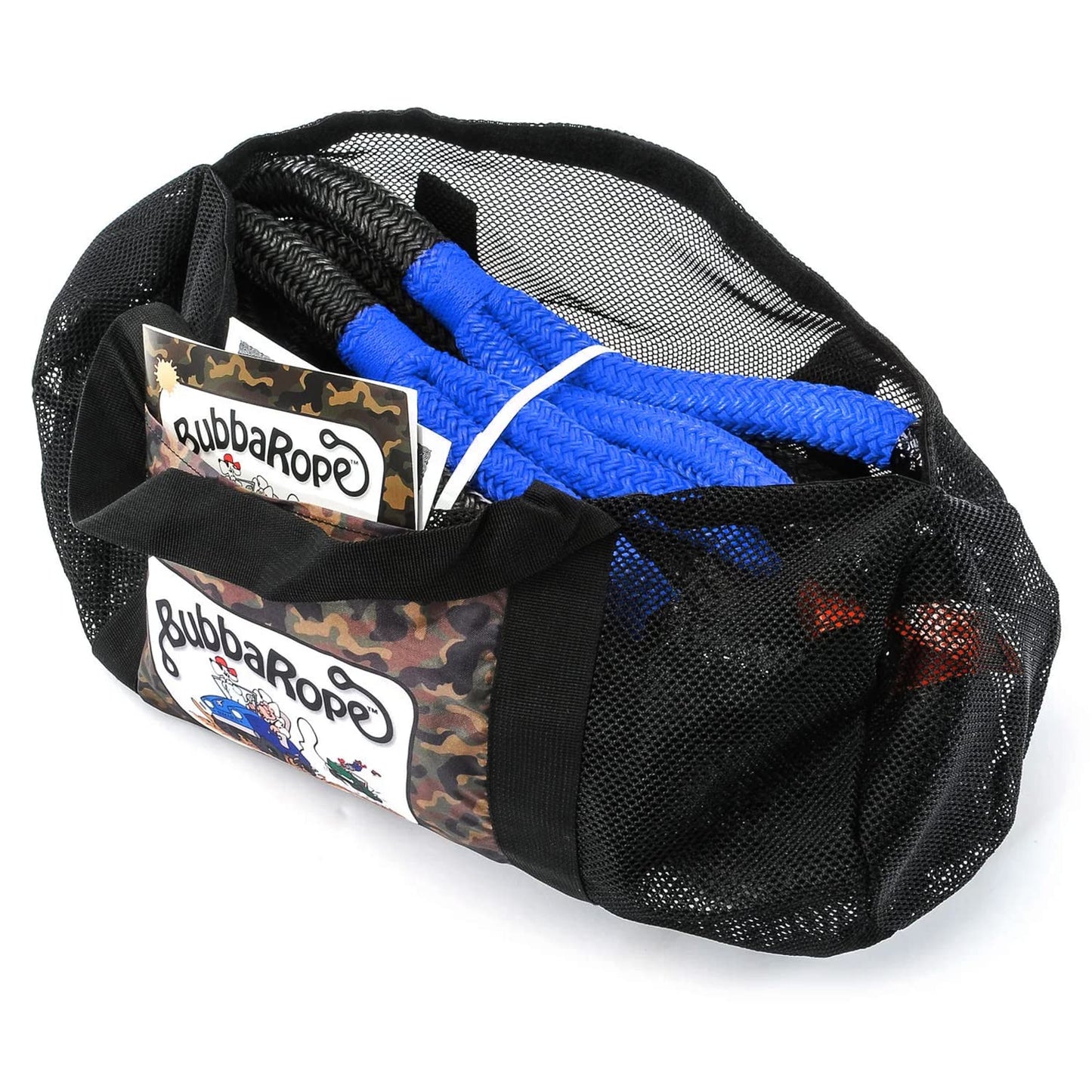 Bubba Rope Sidewinder Xtreme Model 176653BL Off-Road Power Stretch Kinetic Kit 5/8 x 20 ft. Recovery Rope with Breaking Strength of 14000 Lb. Accessory Ideal for Recovery and Towing Stuck Vehicles