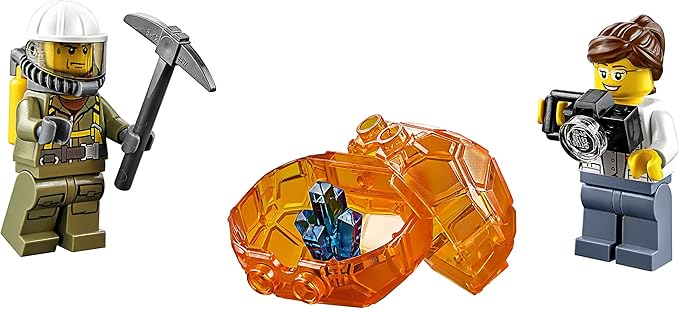 LEGO City Volcano Explorers 60120 Volcano Starter Set Building Kit (83 Piece)