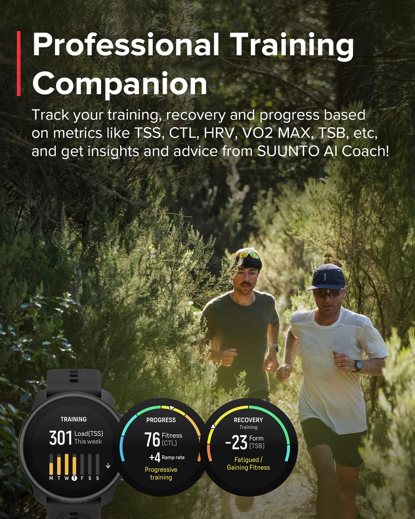 SUUNTO Race S GPS Sports Watch, 1.32" AMOLED Touchscreen w/Crown, 13 Days Battery Life, Training & Sleep Health Tracking, Dual-GNSS, 32GB Global Offline Maps, Lightweight for Running, All Black