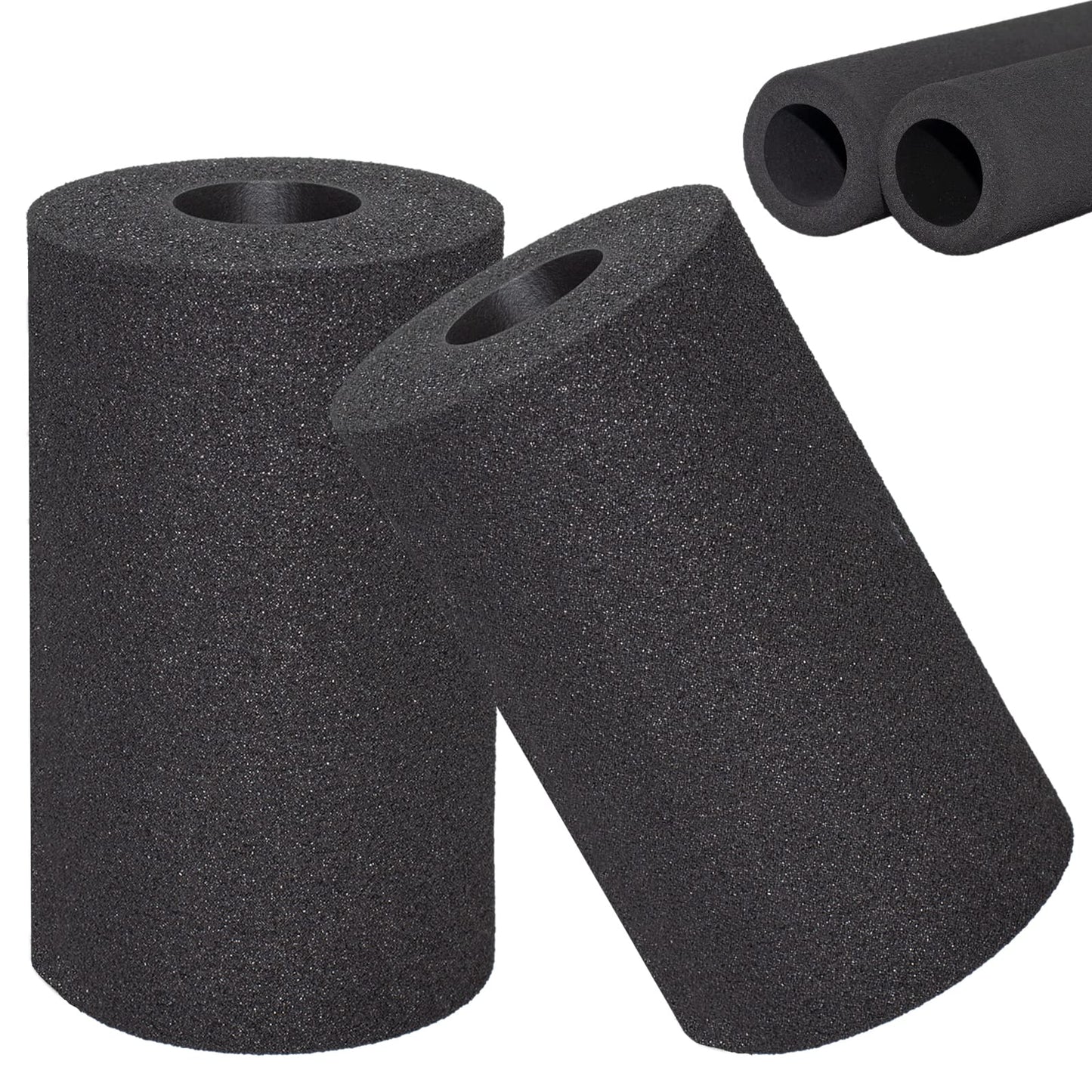 Foot Foam Pads Rollers(7.87in*3.14in*3.14in) for Exercise Machine, Inversion Table, Workout Bench, Sits Ups Replacement Parts, Home Gym Accesories