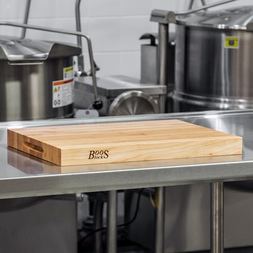 John Boos - Reversible Maple Wood Cutting Board | 20" x 15" x 1.75" - Platinum Commercial Series