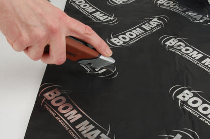Design Engineering Boom Mat Sound Deadening Material with Adhesive Backing | 2mm 12.5" x 24" (Pack of 10)