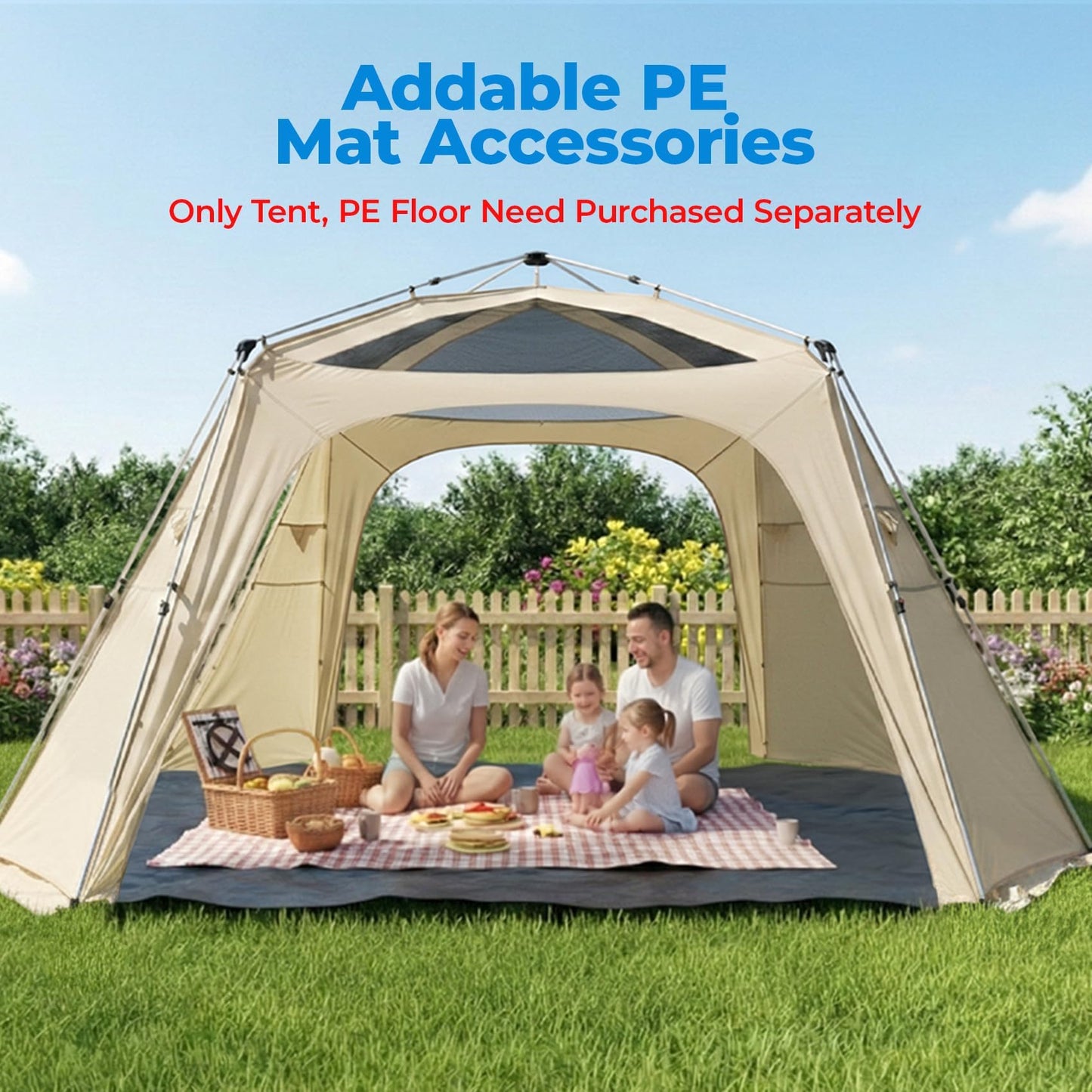Alvantor 12' x 12' Pop Up Gazebo, All Weather 4-Season Instant Canopy Tent, UPF 50+ Waterproof Portable Pergola, Compatible with PVC/Mesh/Polyester Curtains for Patio Backyard Deck Garden Poolside