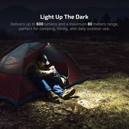 OLIGHT Baton4 Pro EDC Flashlight Rechargeable, 1600 Lumens Small Pocket Flash Light with Magnetic & USB-C Charging and Tail Switch Bundle with Oclip Pro S Clip-on Light, 600 lms Type-C with White LED,
