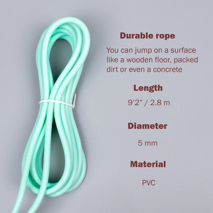 Jump Rope for Fitness Adjustable Rope for Men, Women, and Kids Ideal for Cardio and Training Workouts