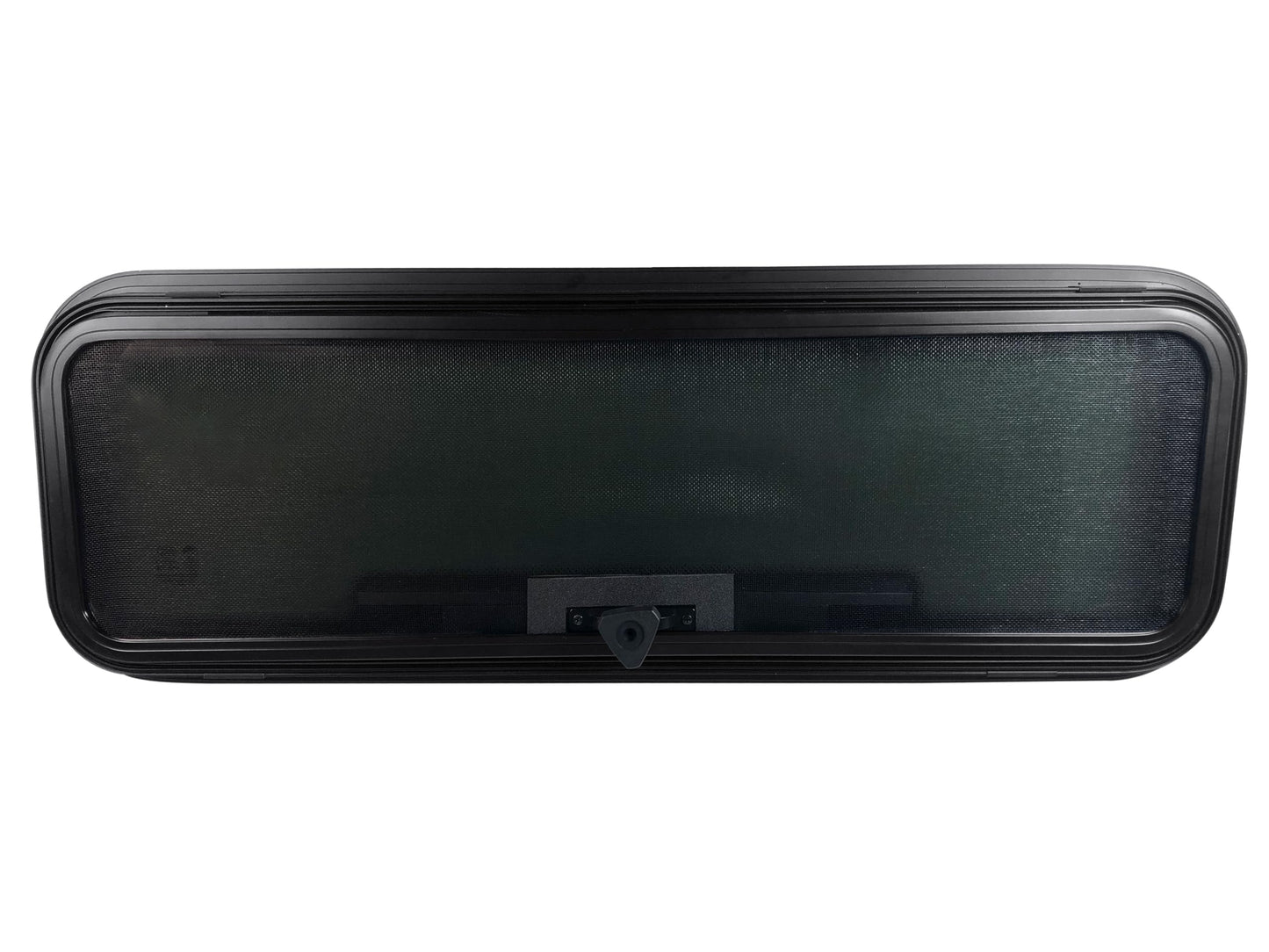 TZGP RV Vent Window 33.5" W x 10.5" H, Universal Awning Bunk Windows, RV Camper Window Replacement, Removable Screen & Solar Privacy Glass