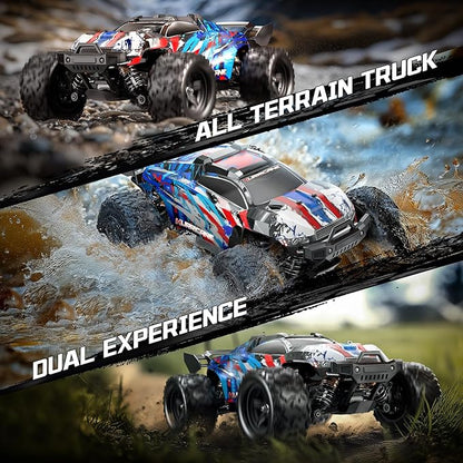 RC Cars 1:18 Entry-Level RC Car for Adults &amp Boys All-Metal drivetrain Off-Road RC Racing Truck 40 km/h Carros de Control Remoto 4x4 with 2 Batteries Fast Remote Control Car for Adults