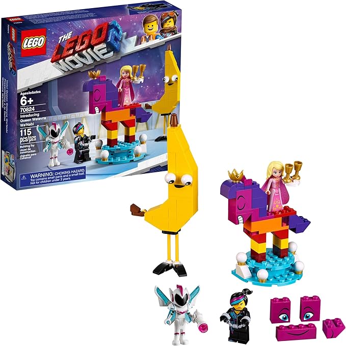 LEGO THE LEGO MOVIE 2 Introducing Queen Watevra Wa’Nabi 70824 Build and Play Kit Creative Building Playset for Girls and Boys 2019 (115 Pieces)