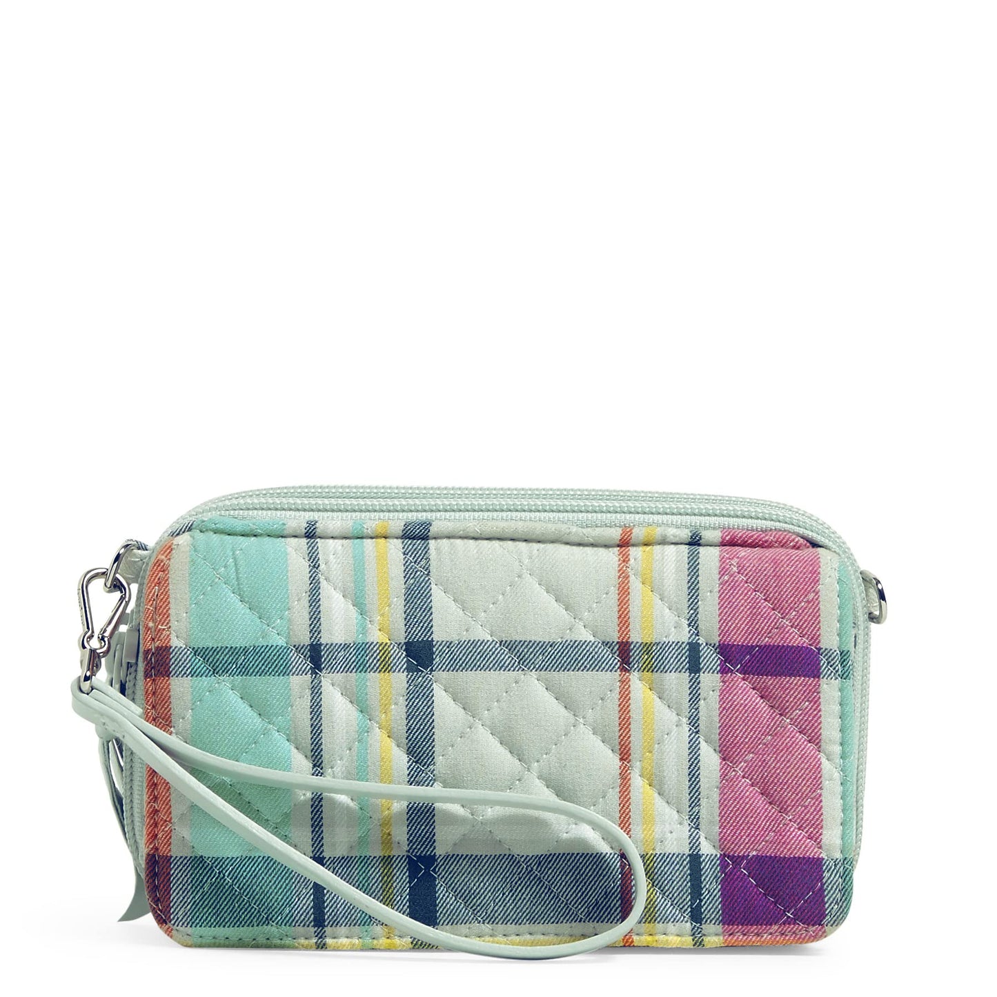 Vera Bradley Cotton All in One Crossbody Purse with RFID Protection