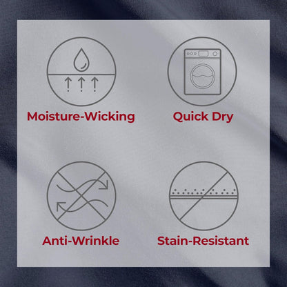 Mellanni Twin Sheets Set - 3 PC Hotel Luxury Bedding | Extra Soft, Cooling & Stain Resistant - Navy Blue