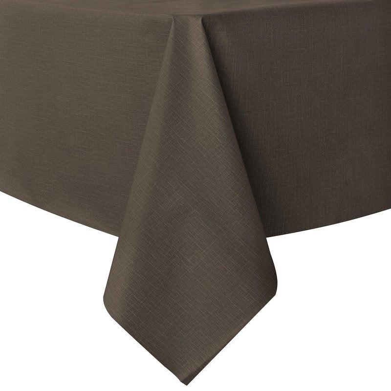sancua 100% Waterproof Rectangle PVC Tablecloth - 60 x 84 Inch - Oil Proof Spill Proof Vinyl Table Cloth, Wipe Clean Table Cover for Dining Tables, Buffet Parties and Camping, Coffee