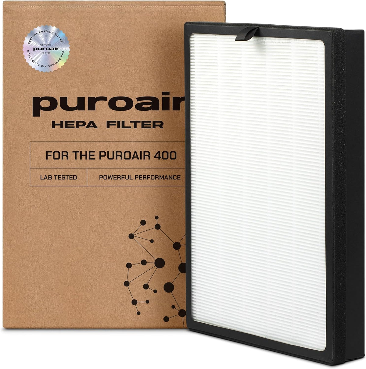 PuroAir 400 Replacement HEPA Filter - Official CarbonTech Filter for 99.9% Pollen, Dust & Odor Removal