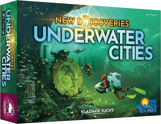Rio Grande Games Underwater Cities New Discoveries Board Game Expansion Strategy