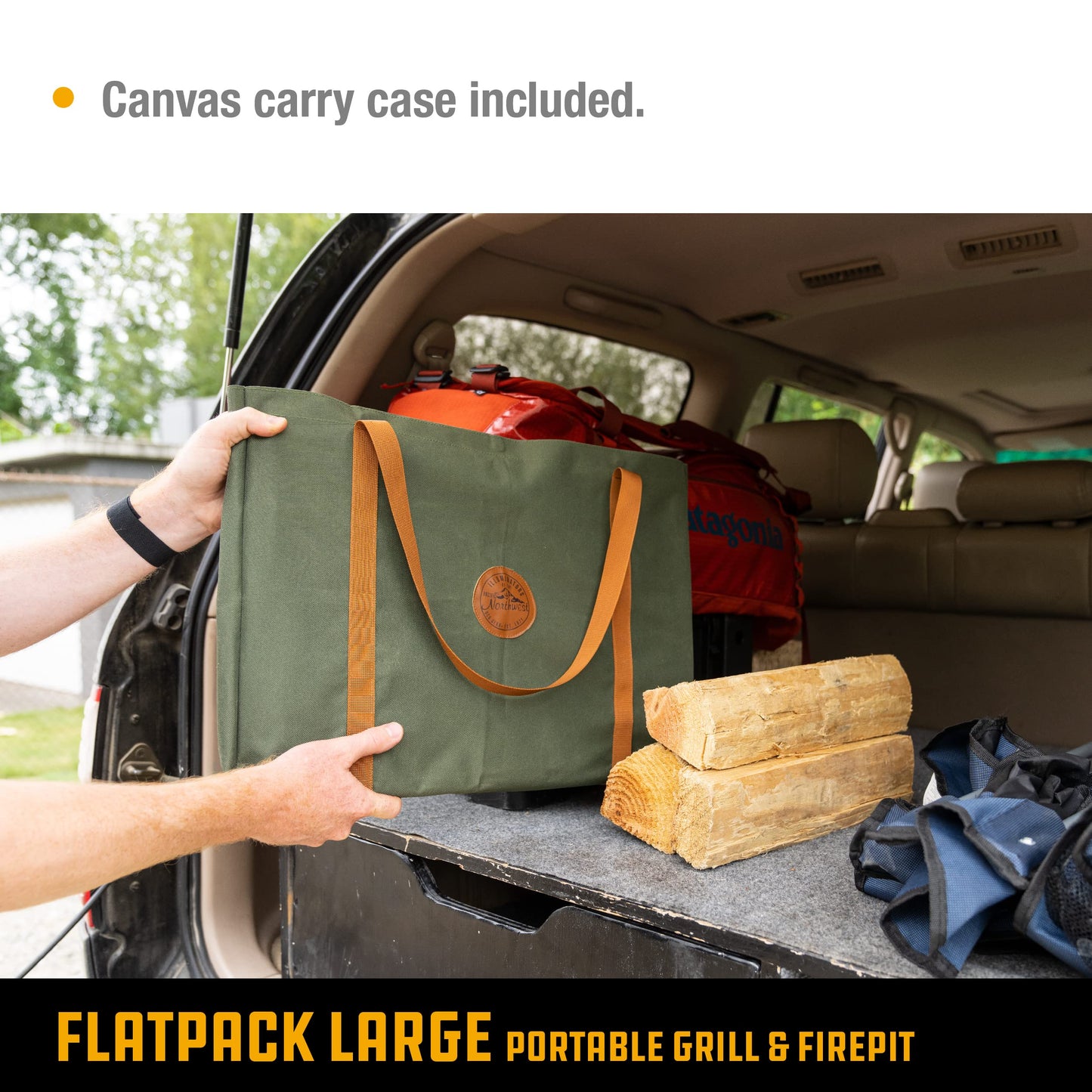 UCO Flatpack Stainless Steel Portable Grill and Portable Fire Pit