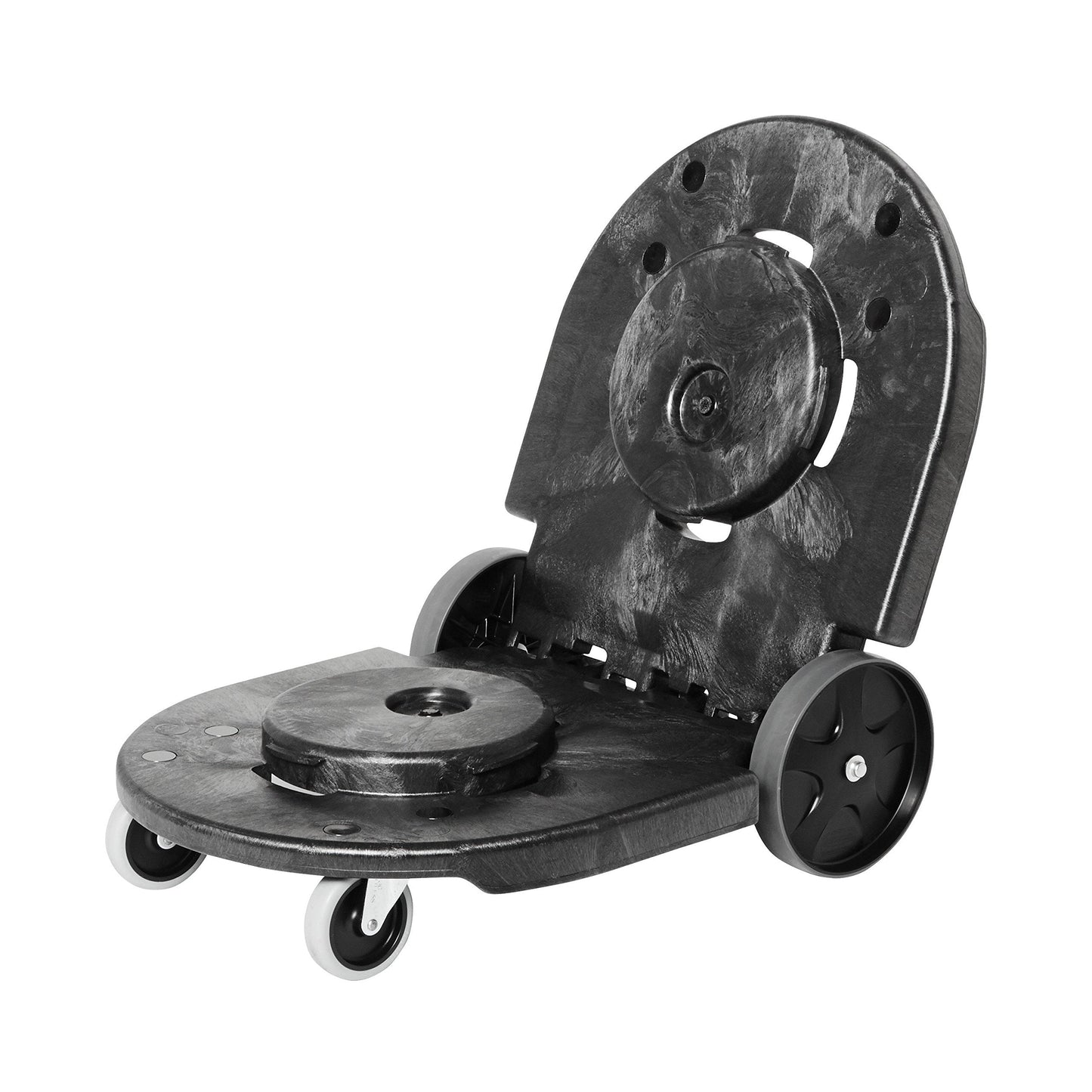Rubbermaid Commercial Products Dolly for BRUTE Trash Can Wheels Black for Restaurants/Back of House/Offices/Warehouses/Airports/Commercial Environments