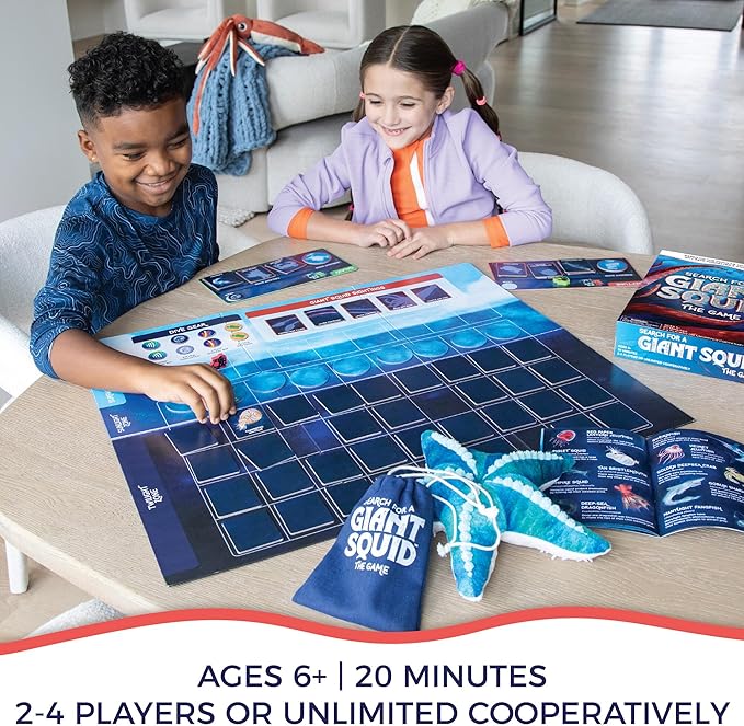 MindWare Search for a Giant Squid: The Game - Based On The Popular Book for 2 to 4 Players