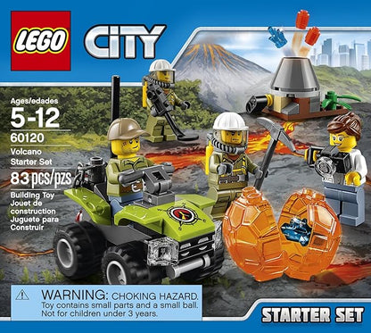 LEGO City Volcano Explorers 60120 Volcano Starter Set Building Kit (83 Piece)