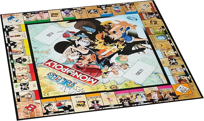 One Piece Monopoly Board Game For 2-8 Players