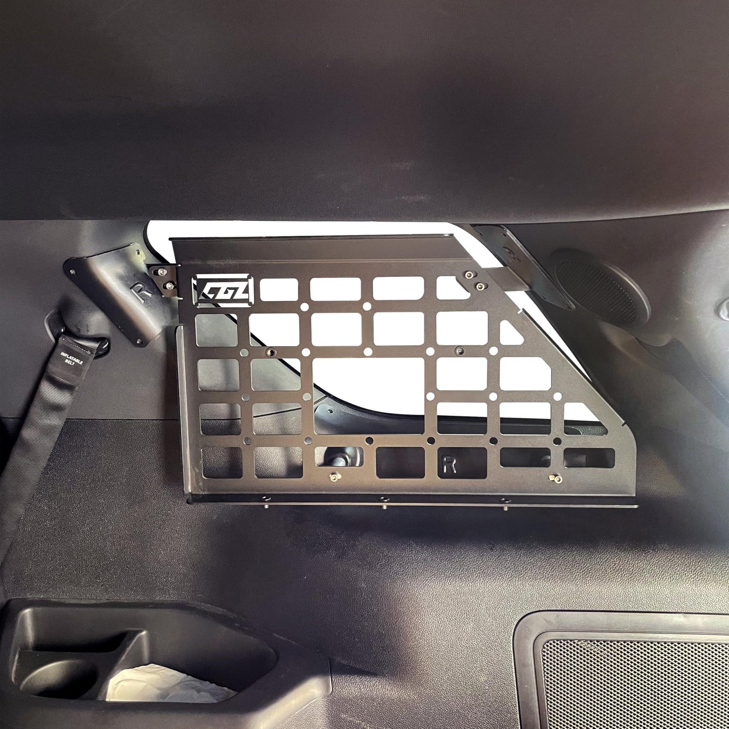 HIGH FLYING 2011-2019 for Ford Explorer Modular Storage Molle Panel System Trunk Shelf Interior Luggage Carrier Rack Trunk Organizer Aluminum (Panels+Shelf)