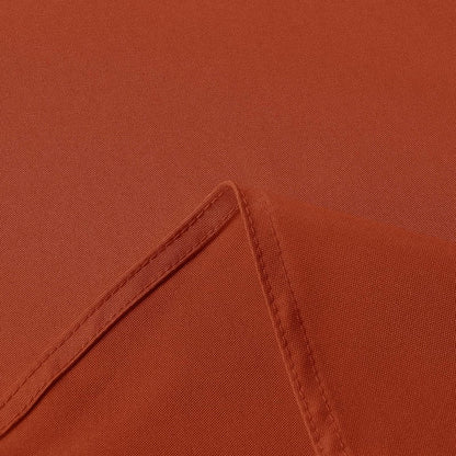 sancua 2 Pack Fall Tablecloth 60 x 102 Inch Rust, Rectangle Thanksgiving Burnt Orange Table Cloth for 6 Feet Tables - Stain and Wrinkle Resistant Washable Polyester Table Cover for Dining Parties