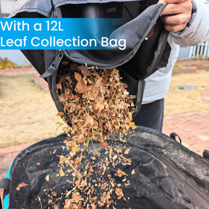 RB 40V Leaf Blower and Vacuum Combo - Powerful Cordless Leaf Vacuum Mulcher with 4.0Ah Battery, 30:1 Mulching, 12L Bag, Adjustable Handle